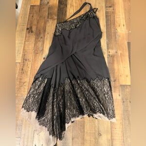 BCBGMaxAzria Black Runway 100% Silk Dress | Size 2